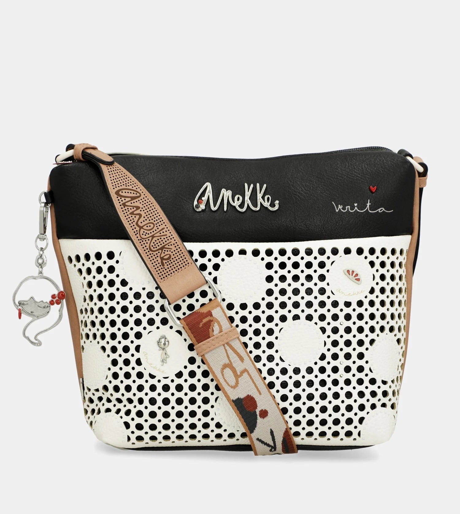 Anekke Geantă mare de tip crossbody cu buzunar frontal Alma 40723-248