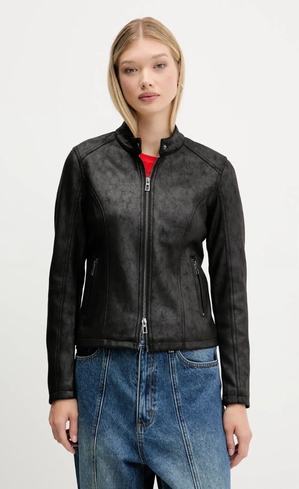 Geaca BASIC culoarea negru dama Desigual