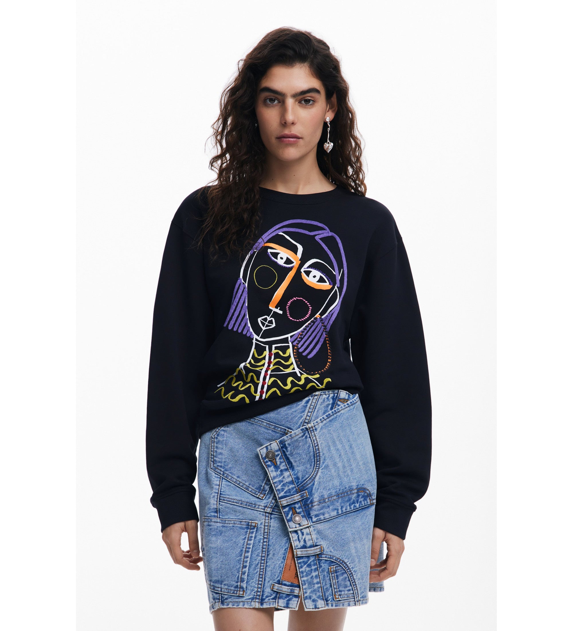 Bluza Dama Desigual SWEAT FACE