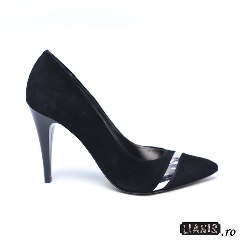 Pantofi Dama Botta 01-3 Negru- Argintiu
