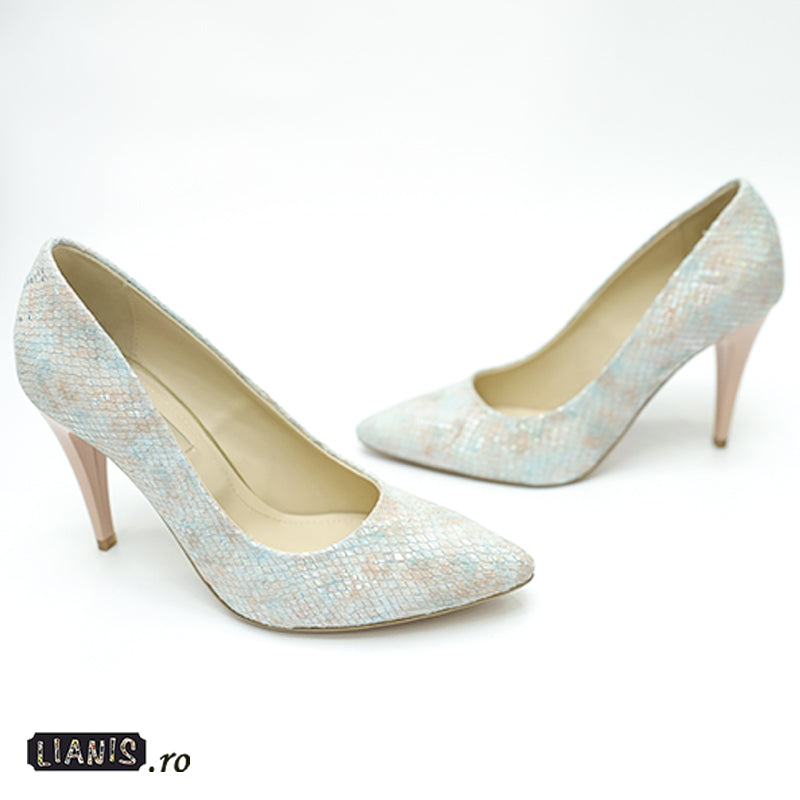 Pantofi Dama Botta 03-9 Bleu-Somon
