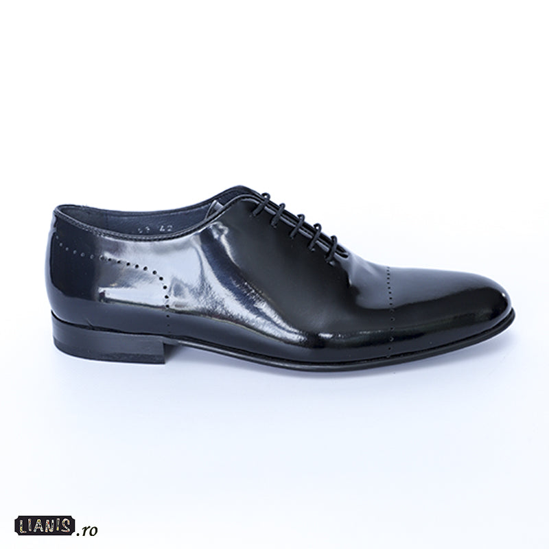 Pantofi Barbati Luca Sabatini 4465 black shiny