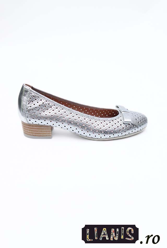 Pantofi Dama Pitillos 1052 Argintiu Laminat