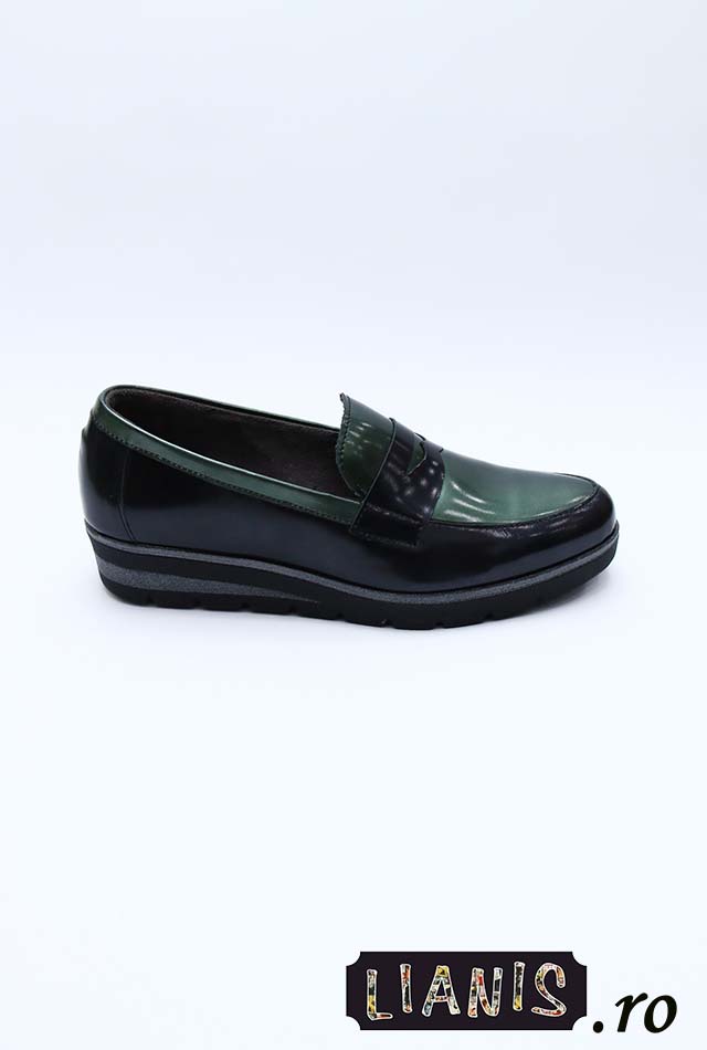 Pantofi Dama Pitillos 1313 Negru Verde